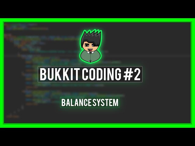 Bukkit Speed Coding #2 - Balance System