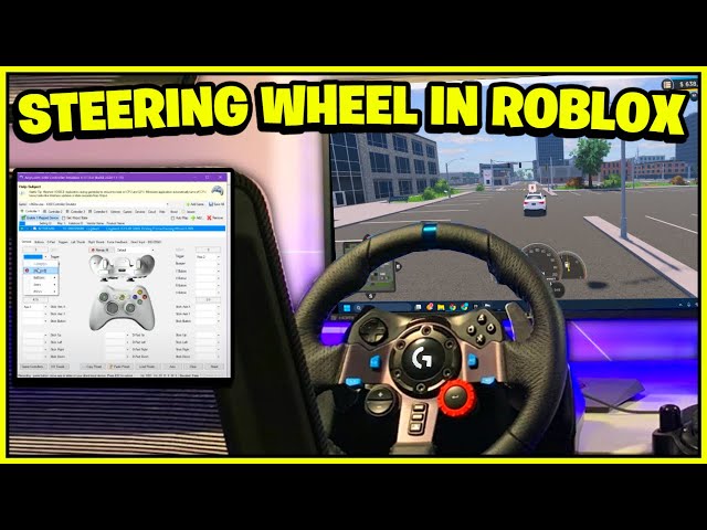 How to USE A STEERING WHEEL in ROBLOX! (WORKING 2023)