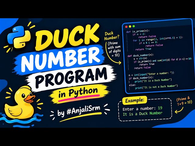 Duck number program #python#duck#viralvideo#youtubeshorts 