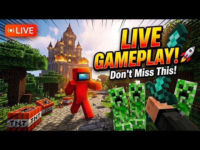 “Minecraft Live Stream | Fun with Friends