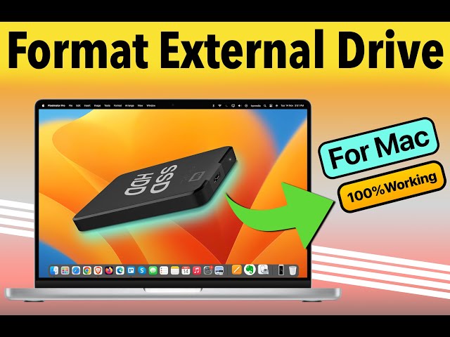 How Should You Format An External Drive For a Mac?