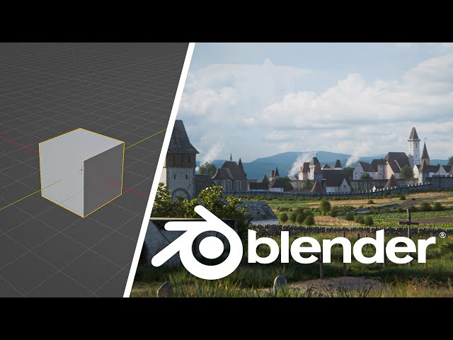 How To Create A Large Scale Environment In Blender (fast)