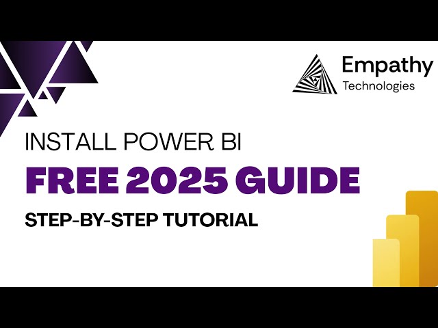 How to Install Power BI Desktop 2025 [ Free ]: Step-by-Step Guide for Beginners
