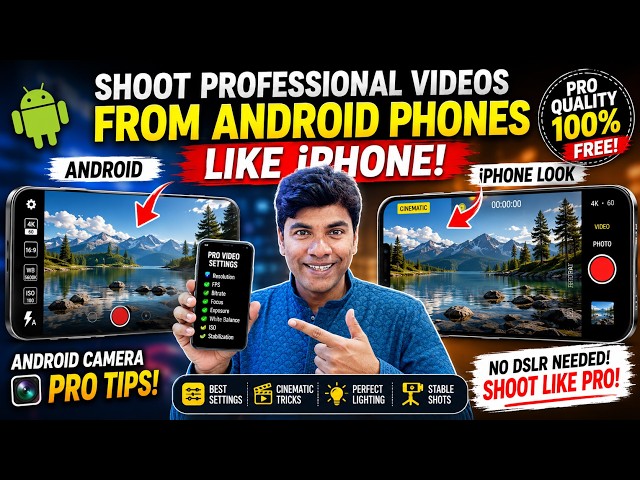 Shoot Professional Videos From Any Android Phone Like iPhone! 📱🔥