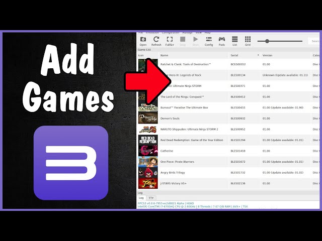 How to Add Games to RPCS3 (PS3 Emulator) | Install ISO ROMs Backups Into Game List