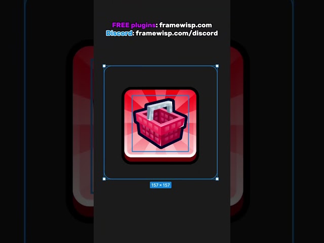 Juicy Roblox shop button in 60 seconds, no scripts 🧺  #figma #roblox #design #robloxdev
