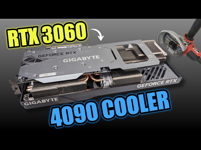 Can Hacking a 4090 Cooler Onto a 3060 Make It Faster?