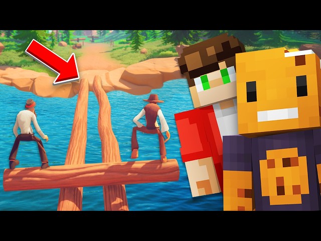 this game almost ruined our friendship (log riders)