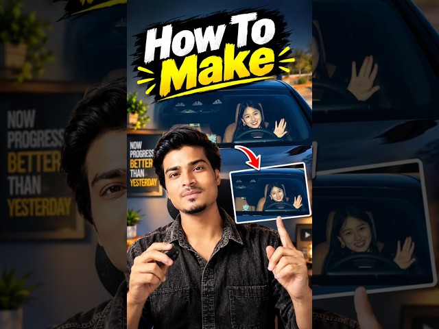 Instagram Viral Car Driving AI Video Editing Tutorial | How to Make a Free AI Car Driving Video