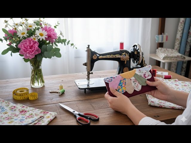 Patchwork idea to make project from scrap.even a beginners can doit.(Sewing tricks)