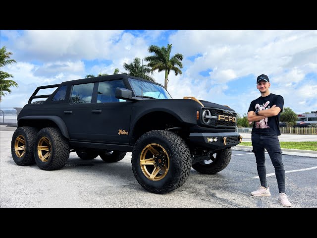 World's First Ford Bronco 6x6 Dark Horse