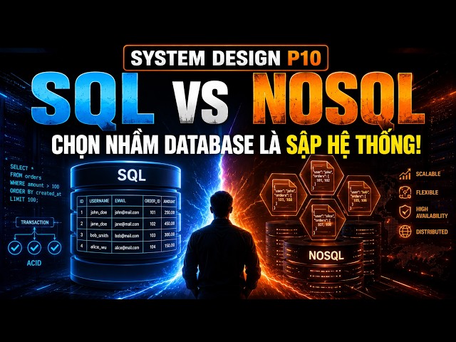 SQL vs NoSQL: Chọn Sai Database Là Thảm Họa!  | System Design P10