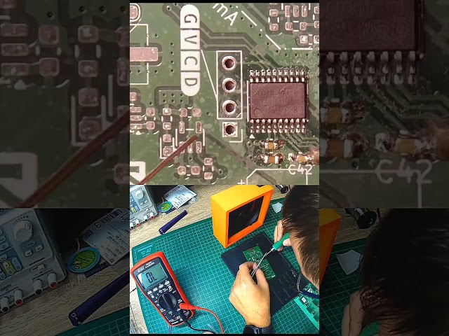 🔥Micro power meter🔥 Soldando el STM32C011 del MicroPowerMeter #stm32 #pcb