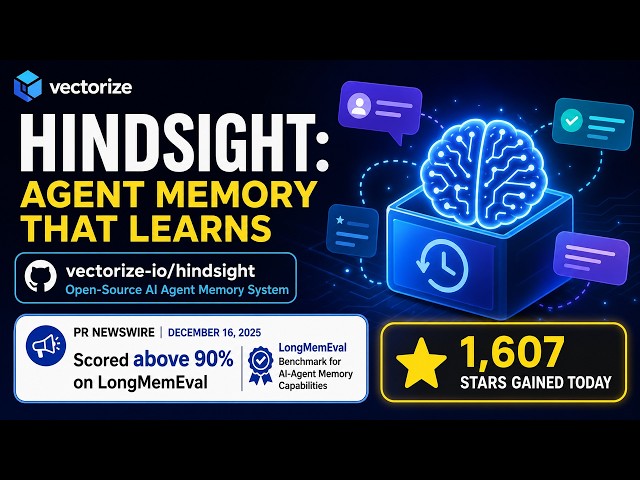 vectorize-io/hindsight — Hindsight: Agent Memory That Learns

Create an accurate, engaging explainer