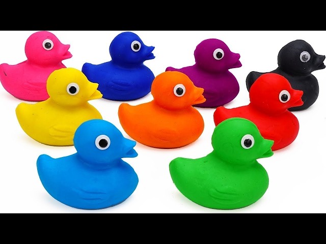 How to Make Rainbow Play Doh & Candy Cutting ASMR 🌈 Kinetic Sand ASMR