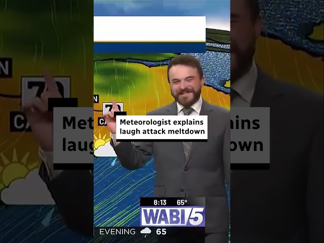 Meteorologist explains his laugh attack meltdown