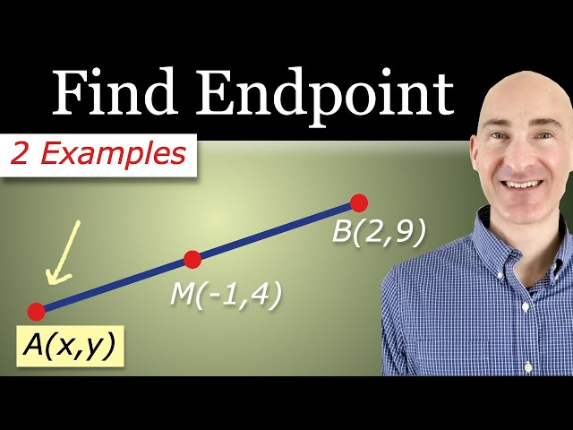 Find Endpoint Given Midpoint and One Endpoint