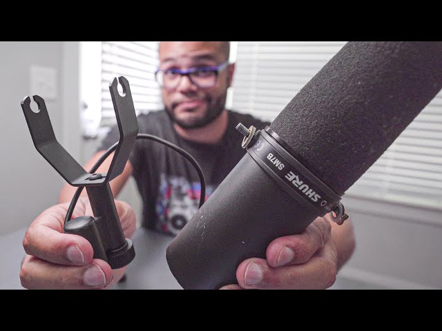 Shure SM7b Mount - How To Invert, Flip, Adjust, Reverse, or Modify