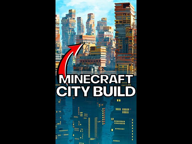 Minecraft City Build for Building Competition that LOST