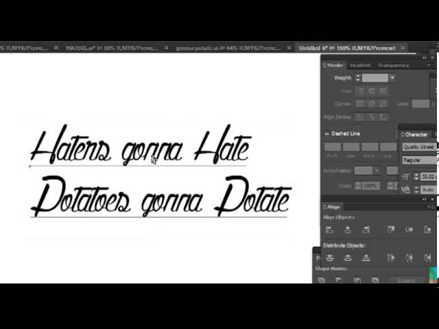 Making T-Shirt graphics with Simple doodles, Sketches and Fonts