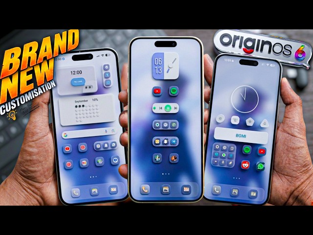 LATEST BRAND NEW 😯 OriginOS 6 Best Customisation 🤩 | For Vivo & iQOO users #vivo #originos6
