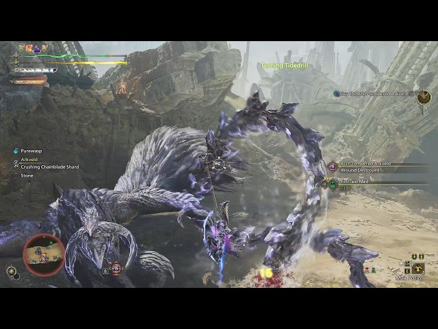 MonHun Wilds (152) - 10★ Arch-tempered Arkveld Challenge (7'54"47 Dual Blades) & Event Quest w Lance