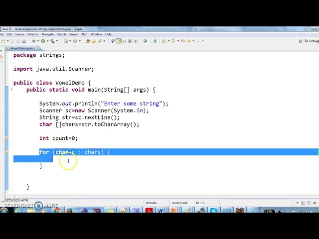 How to count number of vowels in a string in java