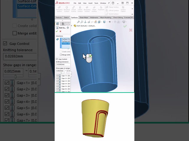 Surface Modeling | Solidworks