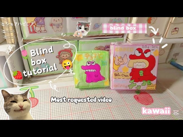  Blind box tutorial 😜🌷|most requested video!!📸💝🎀|RoRoJump = shin-chan choco chips |subscribe😭😭...! ♡