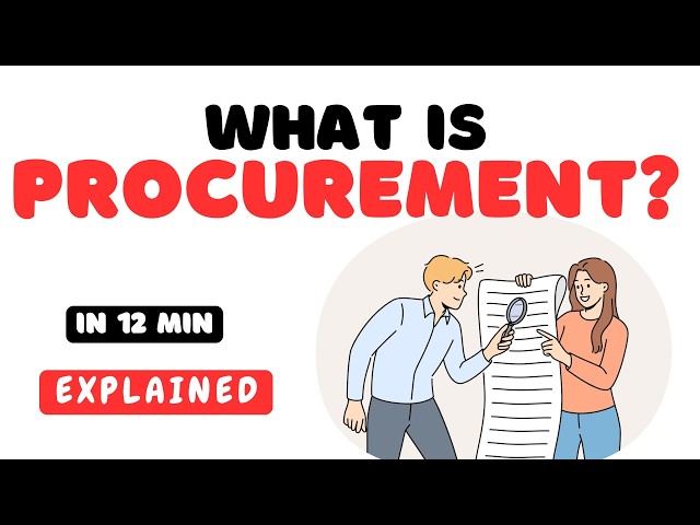 What is Procurement? Procurement Process Explained in 12 minutes