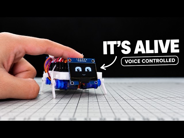 [Satisfying] Building a Tiny Robot Dog from Scratch | Desk Buddy | ESP32 Projects