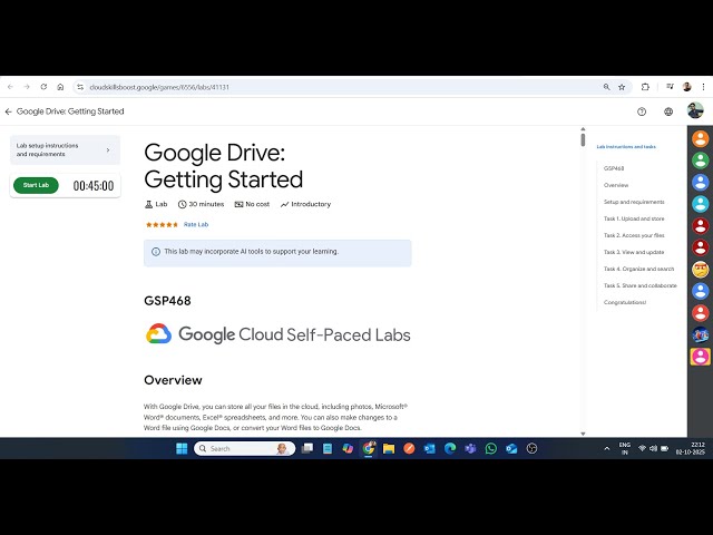 Google Drive: Getting Started || Lab Solution || Google Cloud Arcade 2025
