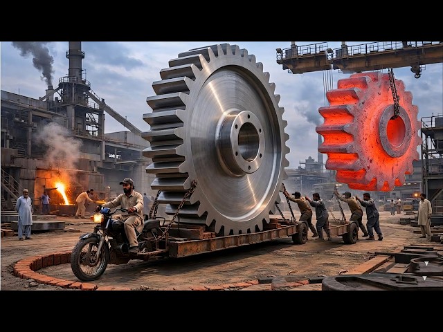 Amazing Manufacturing process of Industrial Giant Gear | Full Factory Production Line