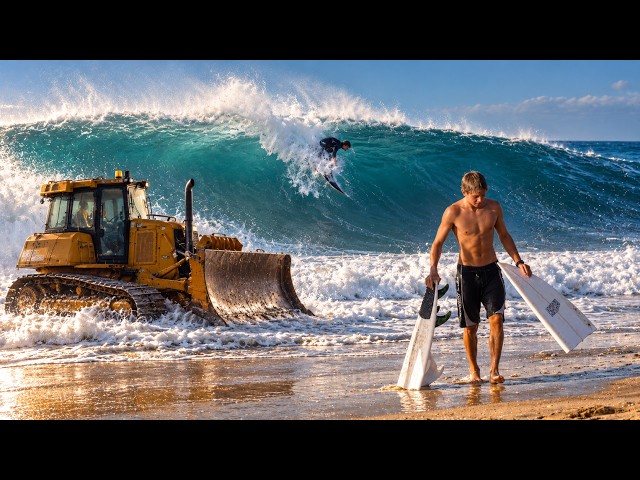 Hurricane Polo’s Final Day at The Wedge | Skimboarding, Small Waves & Beach Erosion