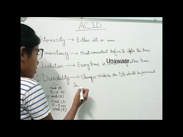 Transaction in DBMS : L2 - ACID property