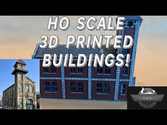 Designing and 3D Printing a Custom HO Scale Building
