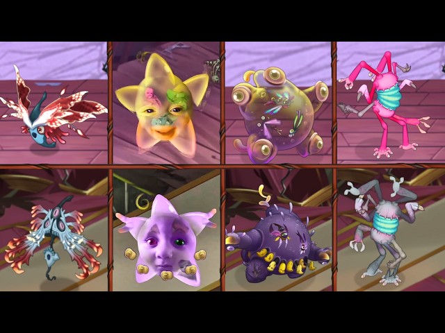 ALL Monsters Paironormal Carnival Wave 8 Major vs Minor Fanmade ( NEW UPDATE ) || My Singing Monster