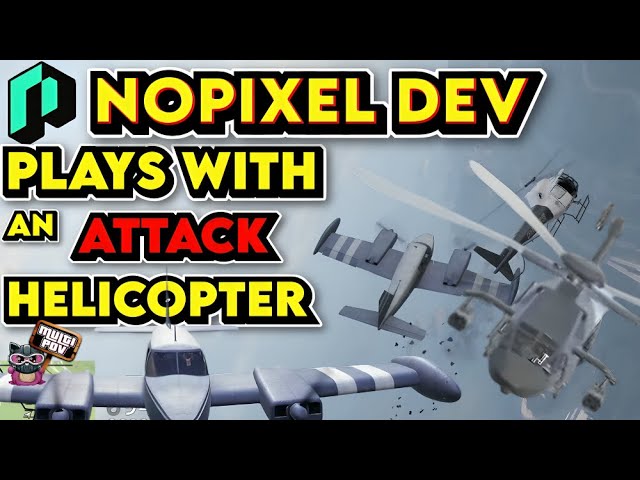 Dev uses Attack Helicopter to troll Police and CG | Multi-PoV edit | NoPixel 4.0 GTARP