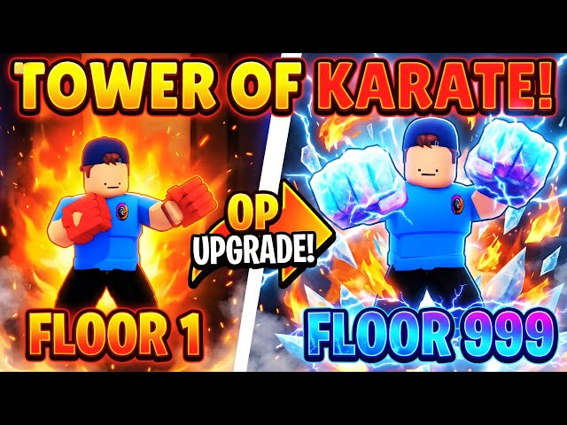 NOOB to PRO in TOWER OF KARATE! (SpongeBob Tower Defense)