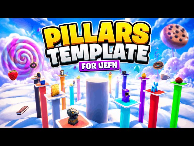 Pillars Map Template for UEFN