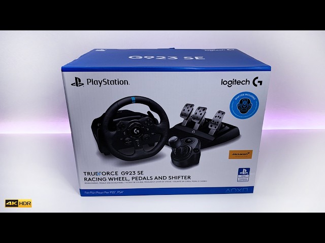 My First Sim Racing: Logitech G923 SE Unboxing (PS5/PS4/PC)