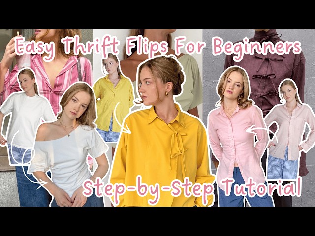 Easy Thrift Flips For Beginners (3 easy step-by-step tutorials)