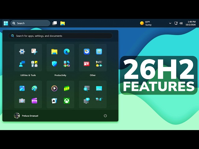 Windows 11 26H2 - All New Features (Official Release Review)
