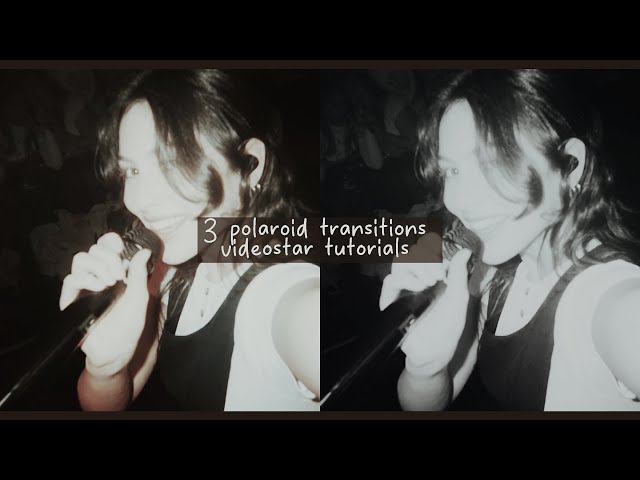 3 polaroid transitions | videostar tutorials