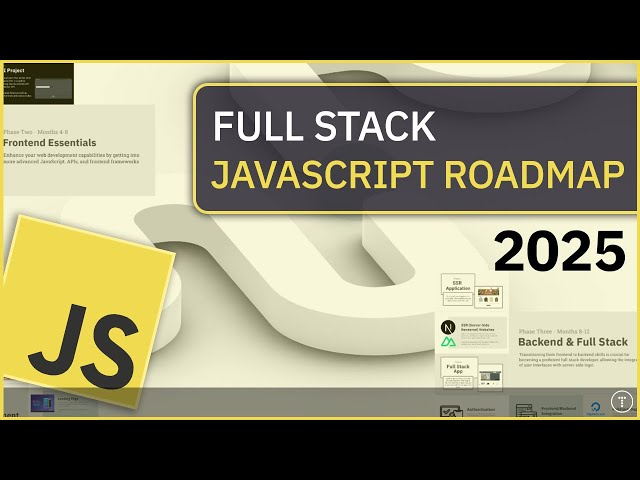 Full Stack JavaScript Developer Roadmap