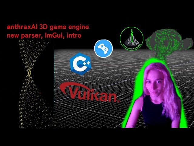 anthraxAI game engine: new parser, ImGui, intro (c++/vulkan)