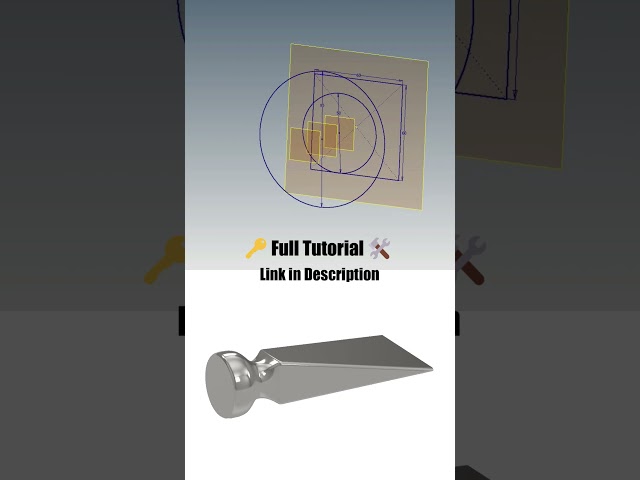 Loft Feature, Easy! | Autodesk Inventor | 2025 #3dprinting #autodeskinventor #cad #mechanic