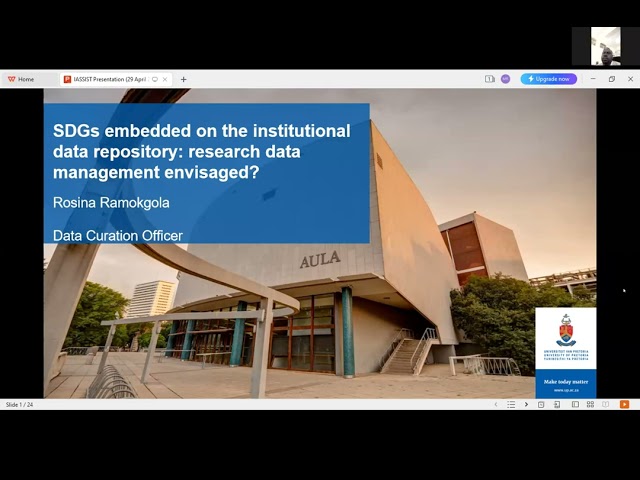 Research Data Management and Sustainable Development