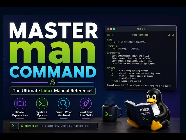 Master man Command – The Ultimate Linux Manual Reference!