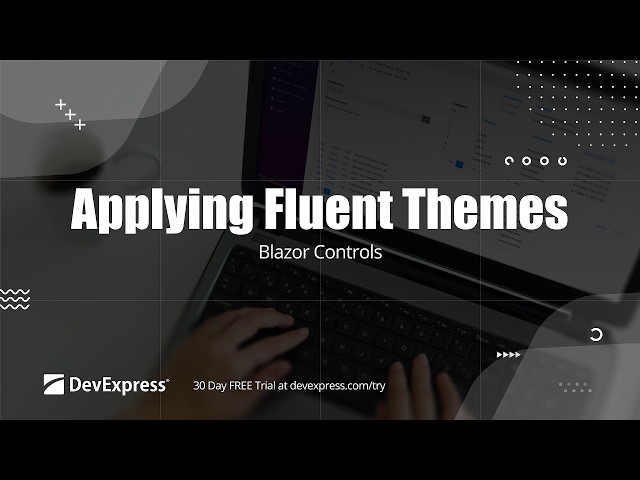 Applying DevExpress Fluent Themes to Blazor Applications